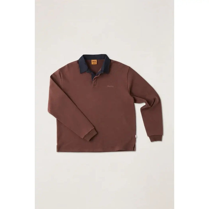 Rhythm Koa Long Sleeve Rugby Polo