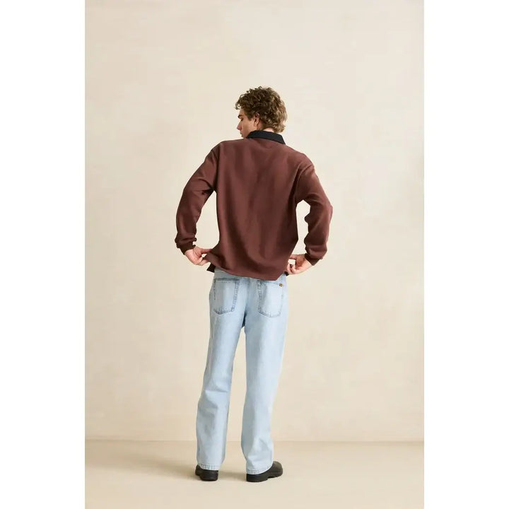 Rhythm Koa Long Sleeve Rugby Polo