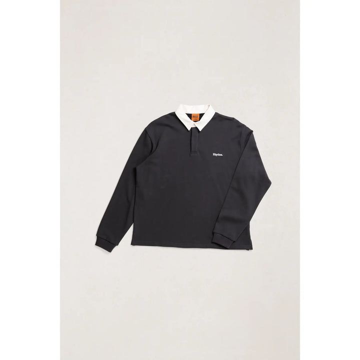 Rhythm Koa Vintage Rugby Long Sleeve Polo