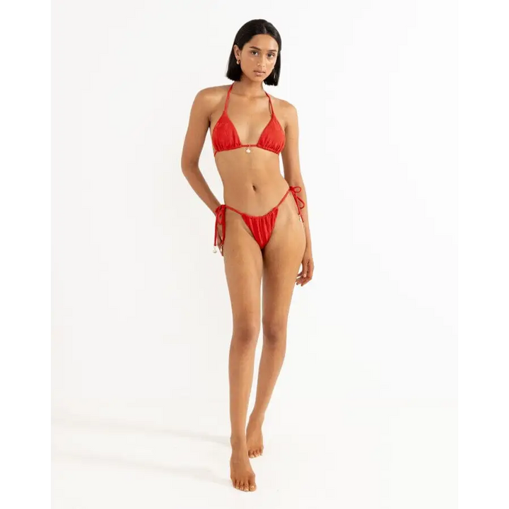 Rhythm Leilani Gathered Slide Tri Itsy Bikini 