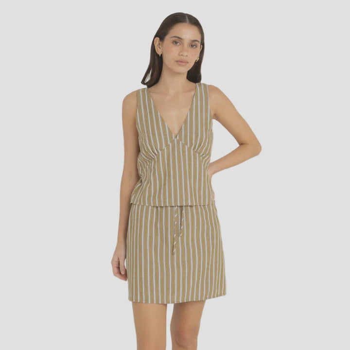 Rhythm Lenny Drawcord Skirt