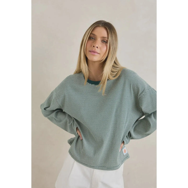Rhythm Lexi Stripe Long Sleeve Top