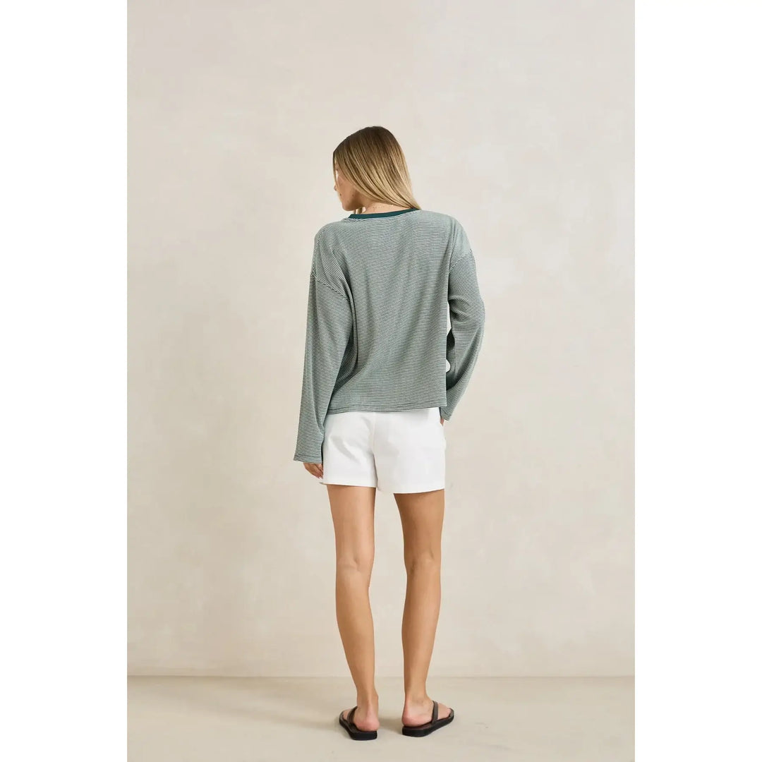 Rhythm Lexi Stripe Long Sleeve Top
