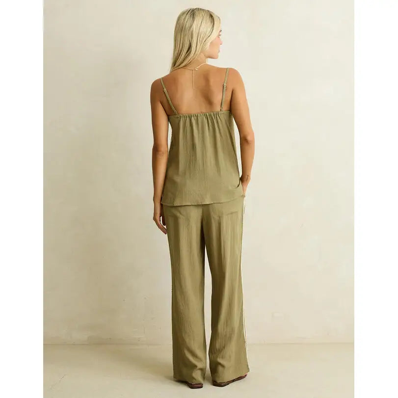 Rhythm Linen Lace Track Pants