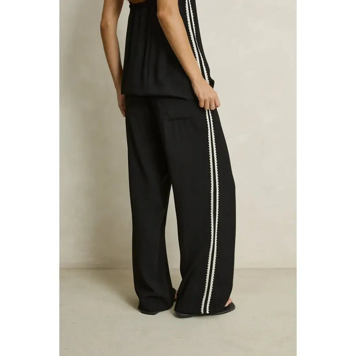 Rhythm Linen Lace Track Pants
