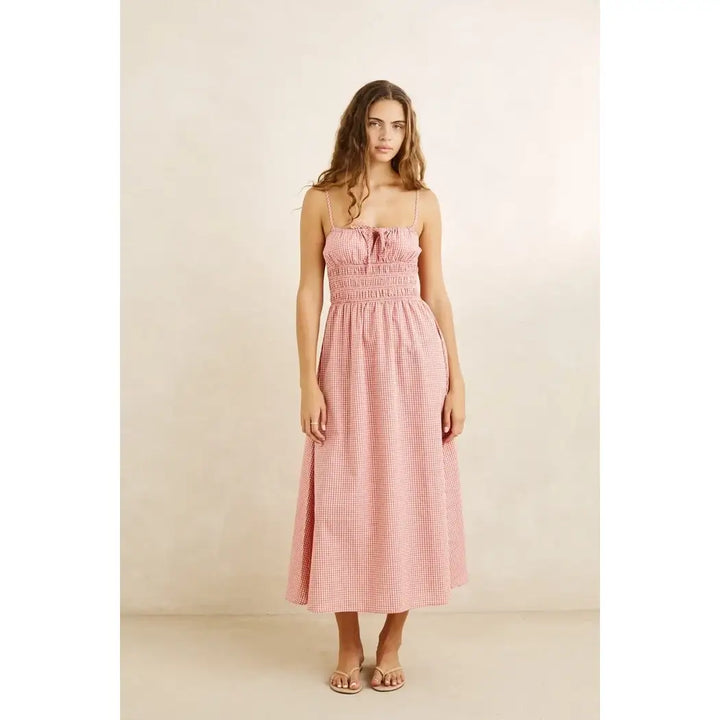 Rhythm Lola Check Midi Dress