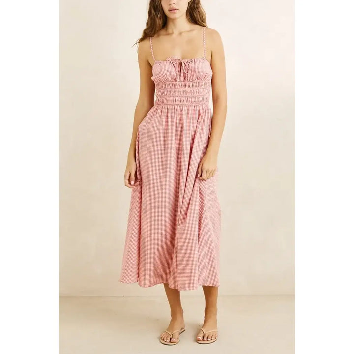 Rhythm Lola Check Midi Dress