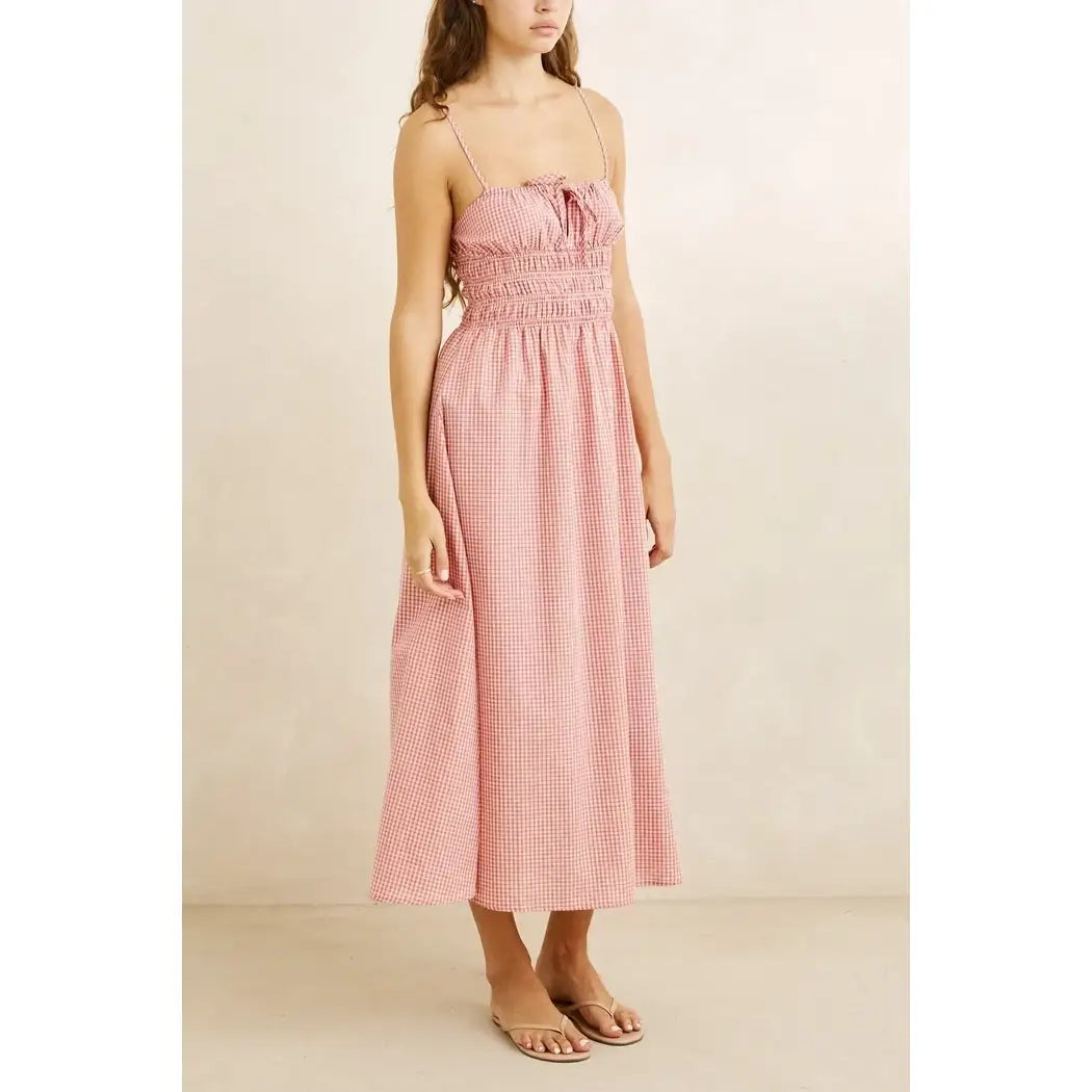 Rhythm Lola Check Midi Dress