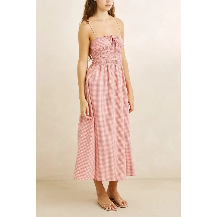 Rhythm Lola Check Midi Dress
