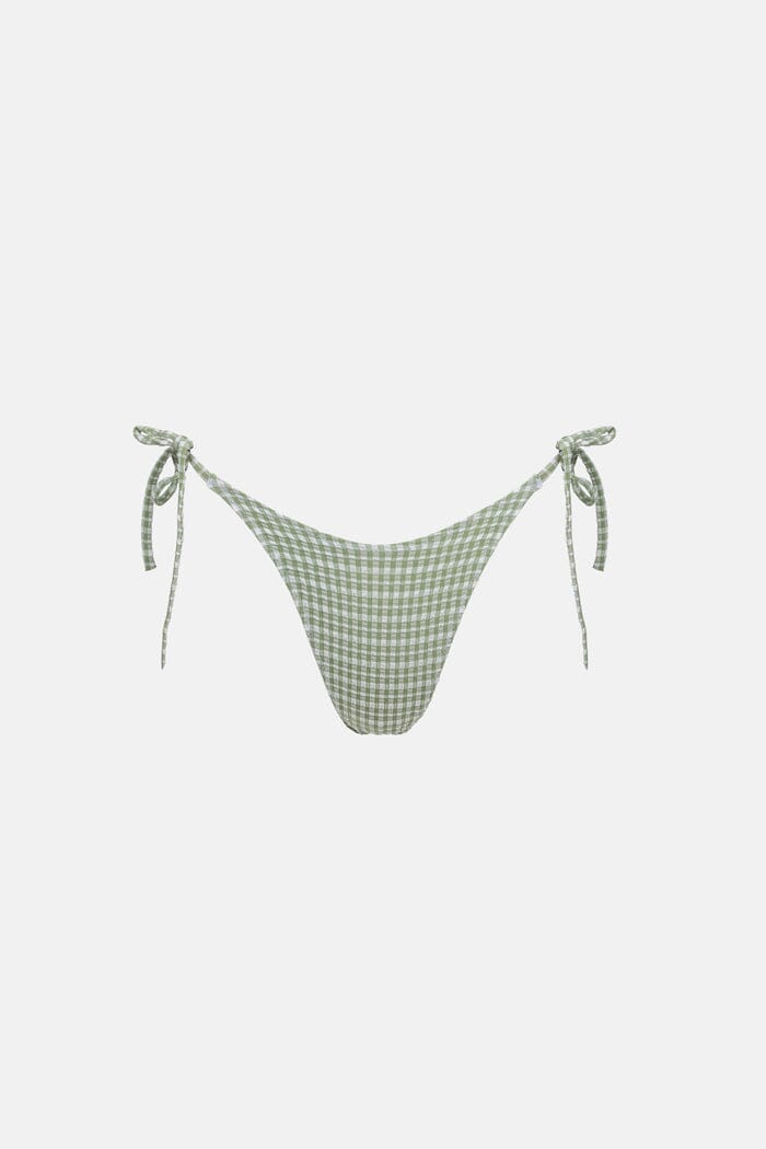 Rhythm Lola Check Slide Tri Tie Bikini 