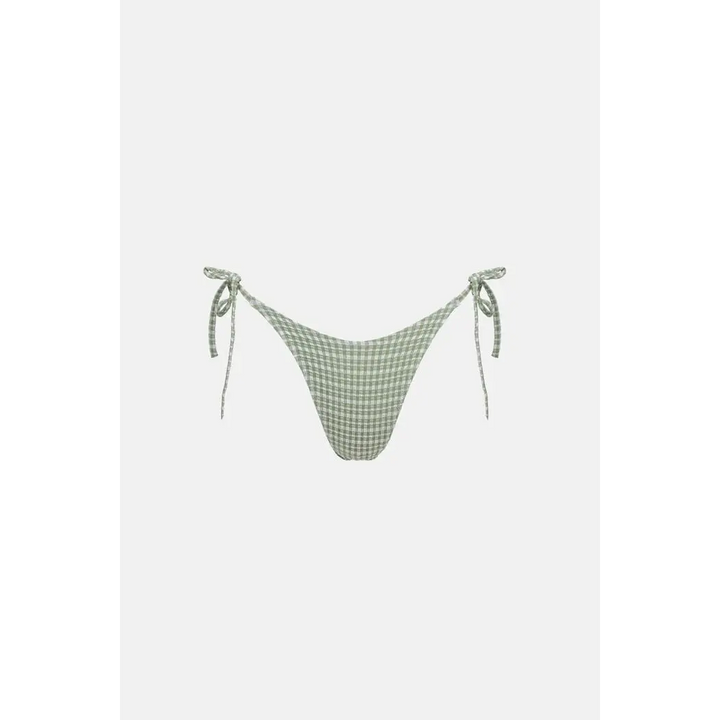 Rhythm Lola Check Slide Tri Tie Bikini 