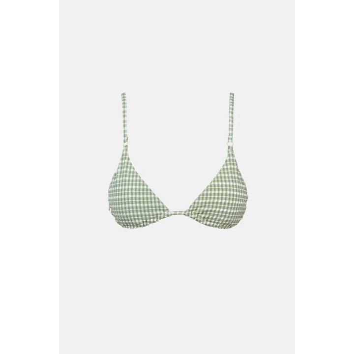 Rhythm Lola Check Slide Tri Tie Bikini 