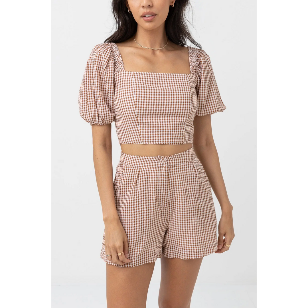 Rhythm Lola Check Top 