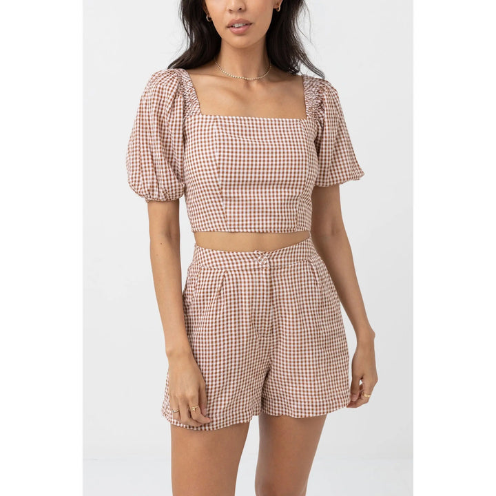 Rhythm Lola Check Top 