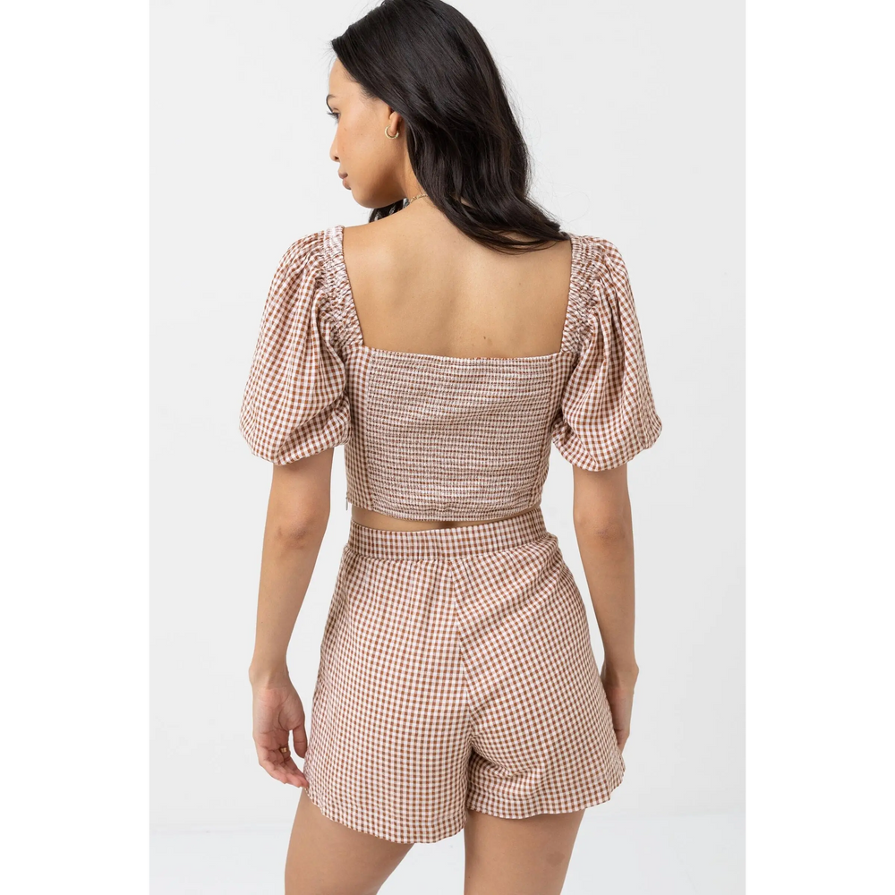 Rhythm Lola Check Top 