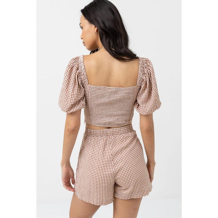 Rhythm Lola Check Top 
