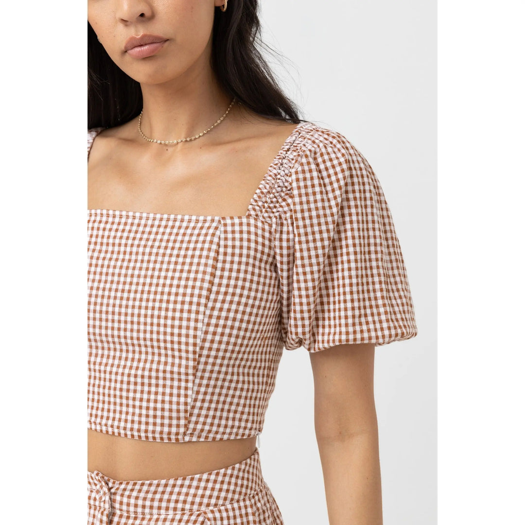 Rhythm Lola Check Top 