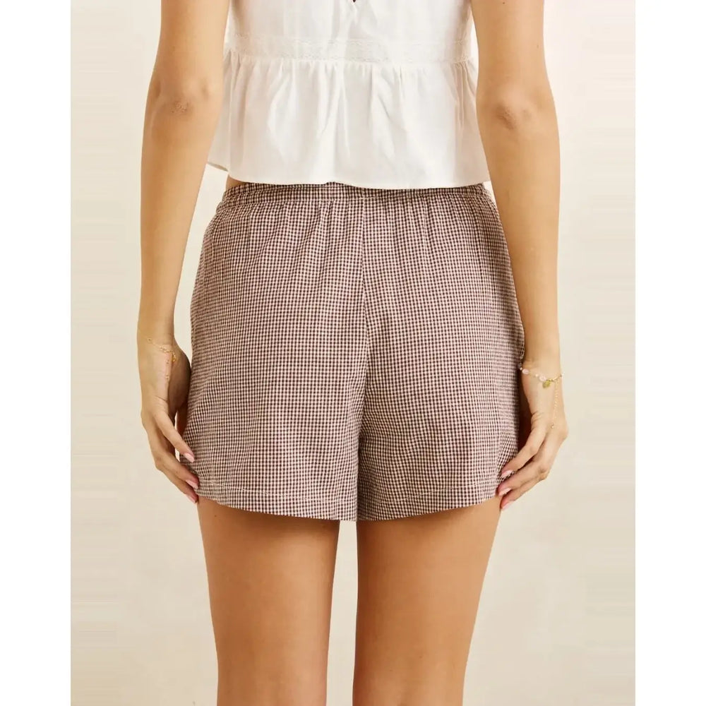 Rhythm London Check Beach Shorts