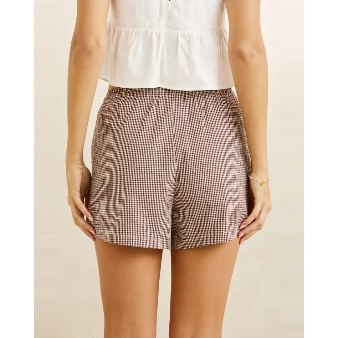 Rhythm London Check Beach Shorts