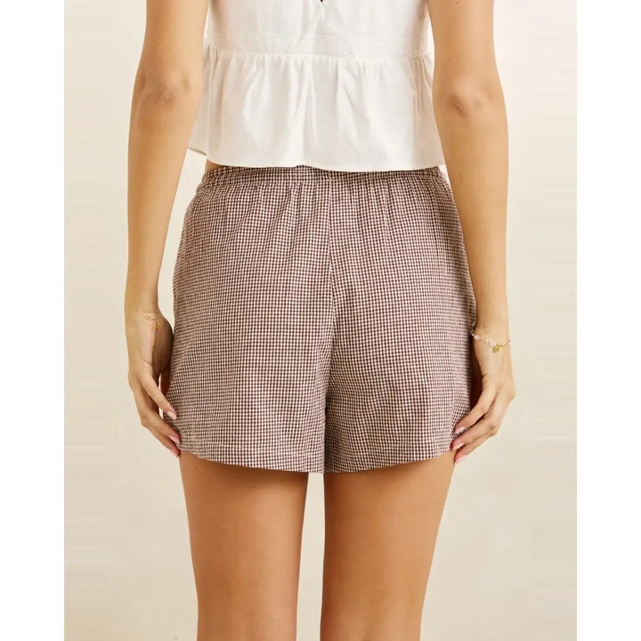 Rhythm London Check Beach Shorts
