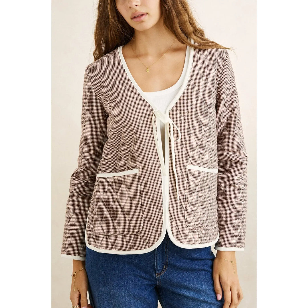 Rhythm London Check Reversible Quilted Jacket