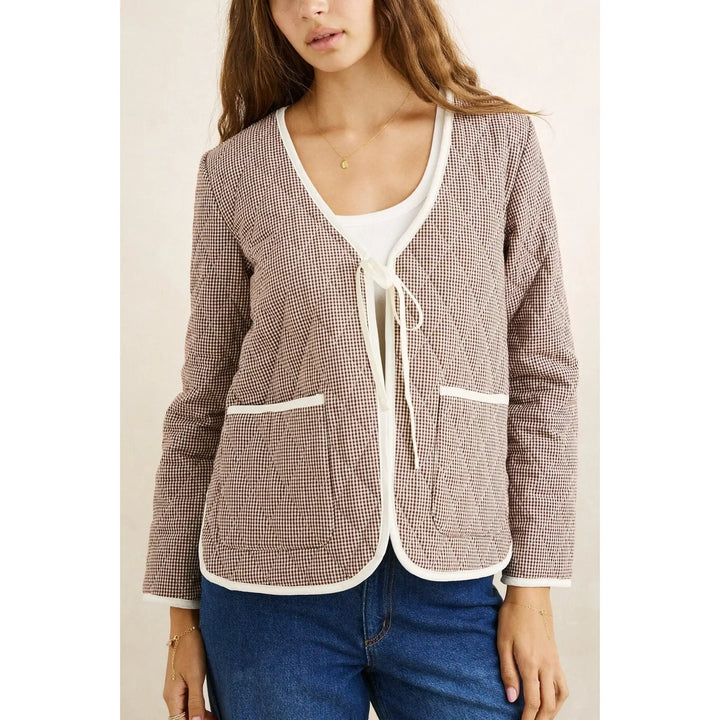 Rhythm London Check Reversible Quilted Jacket