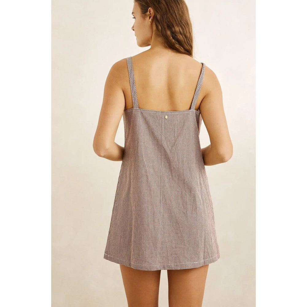 Rhythm London Check Slip Dress