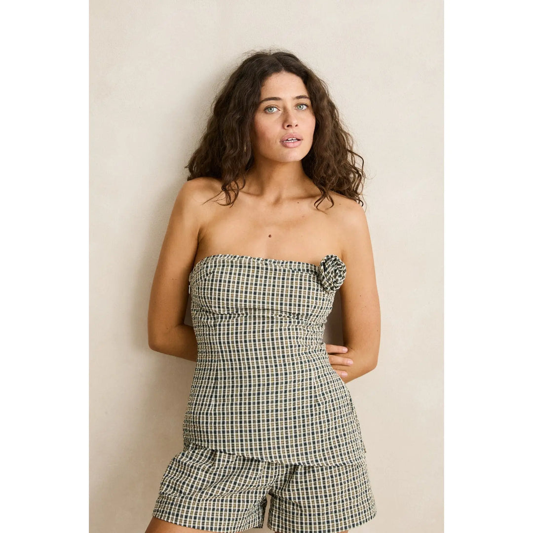 Rhythm Lottie Check Top