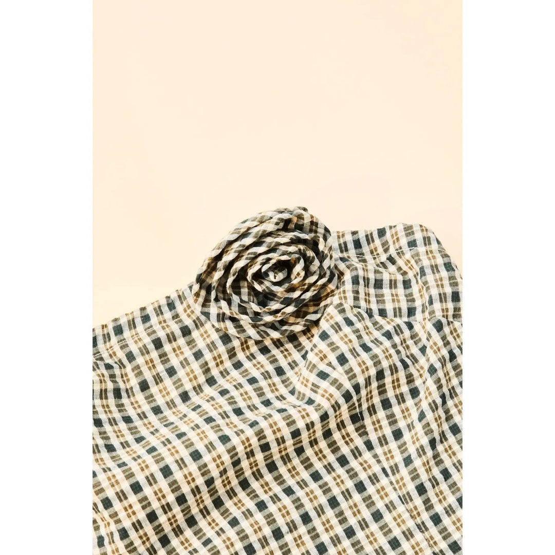 Rhythm Lottie Check Top