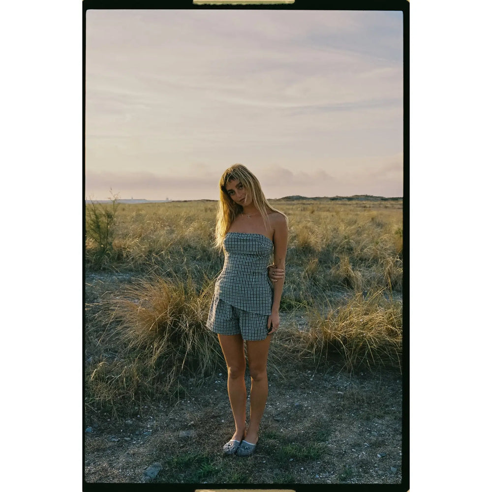 Rhythm Lottie Check Top