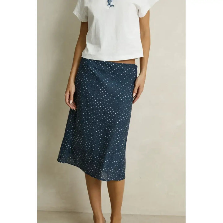 Rhythm Maisy Midi Skirt - Blue / 6