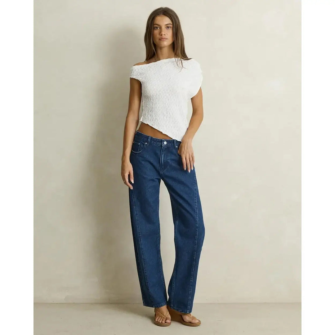 Rhythm Maya Lace Asymmetric Top