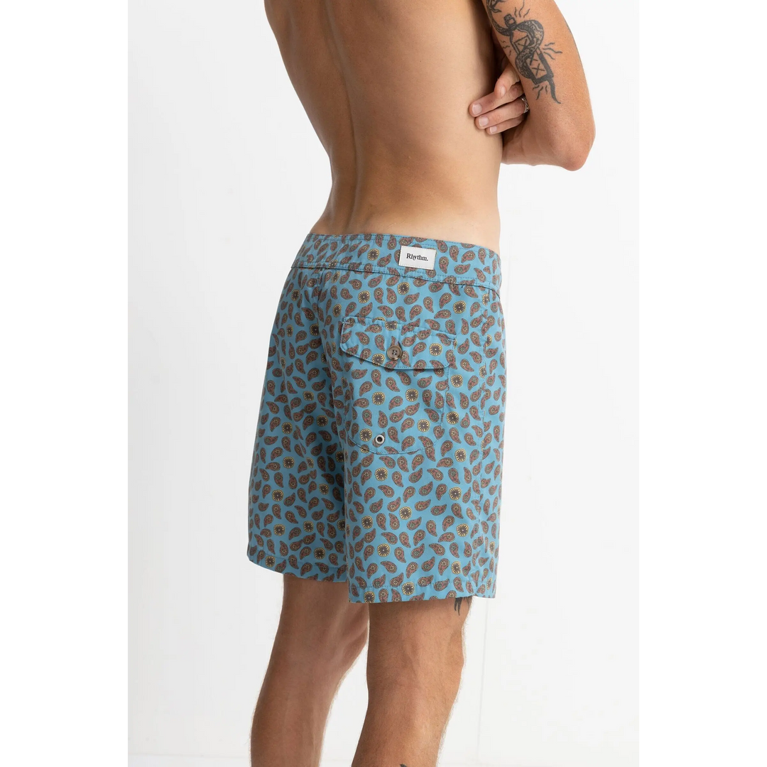 Rhythm Micro Paisley Trunk Boardshorts 