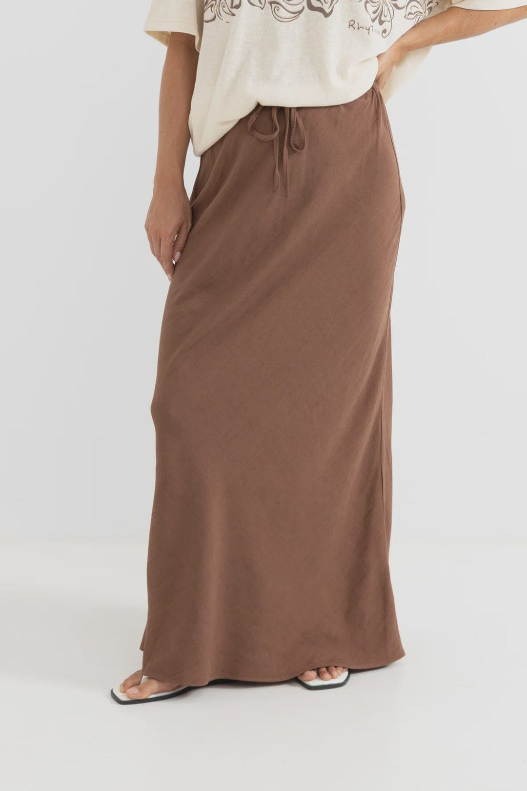 Rhythm Nadia Bias Cut Maxi Skirt 
