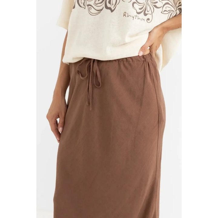 Rhythm Nadia Bias Cut Maxi Skirt 