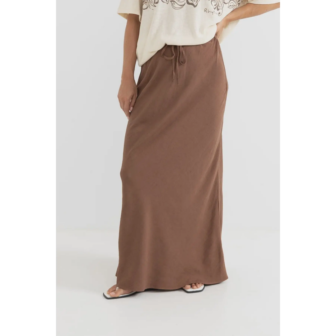 Rhythm Nadia Bias Cut Maxi Skirt 