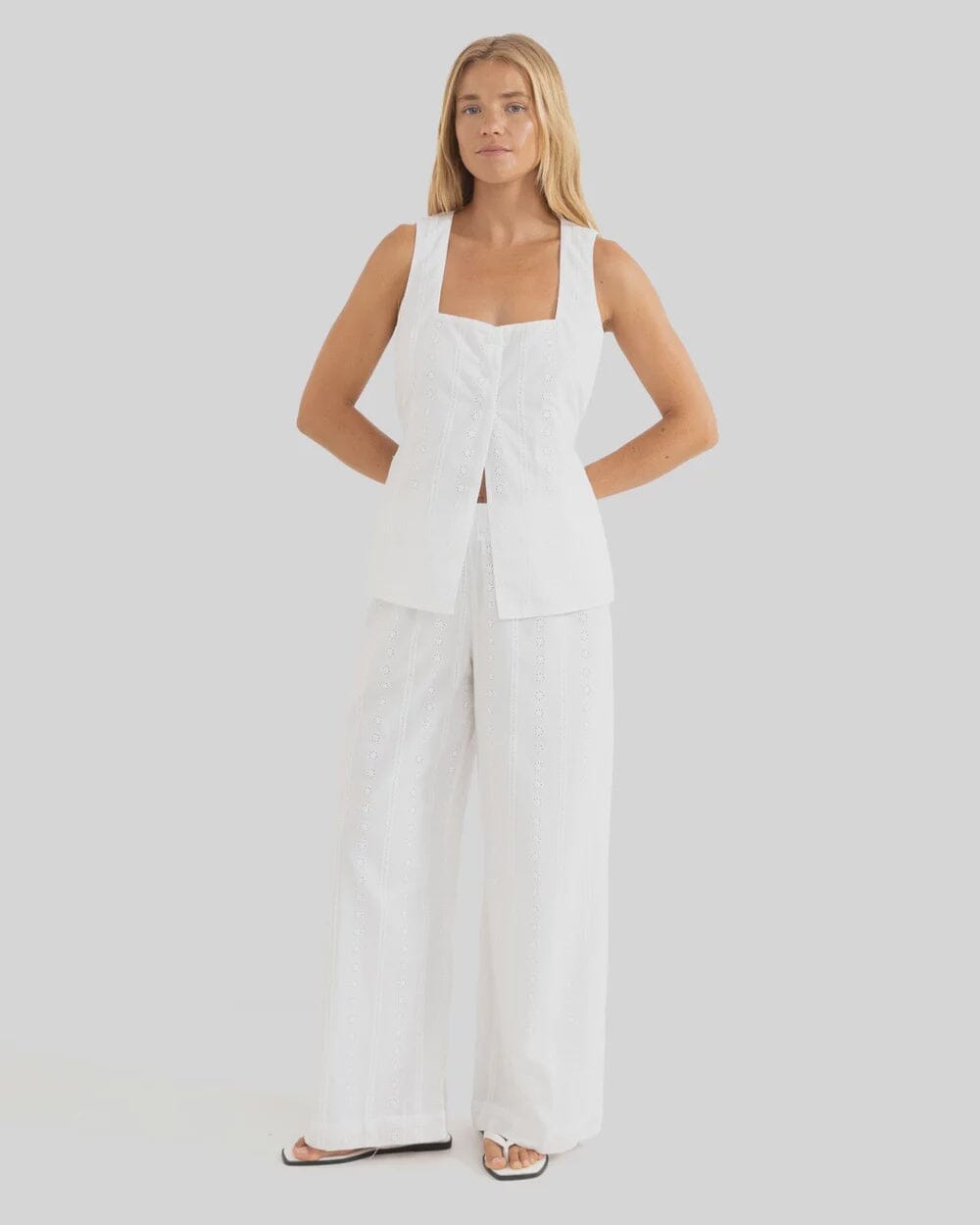 Rhythm Niko Long Vest Fashion Top 