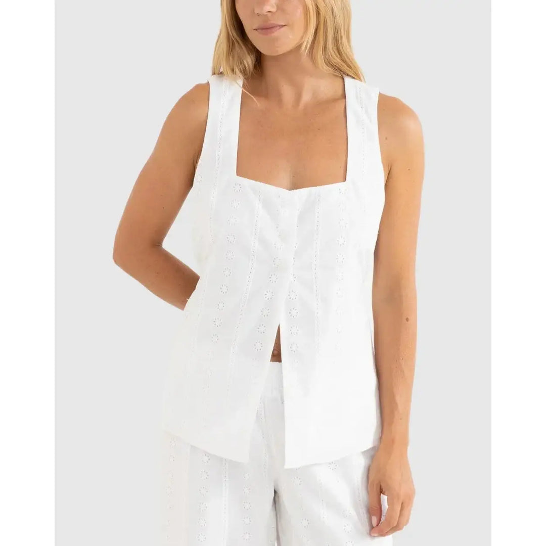 Rhythm Niko Long Vest Fashion Top 