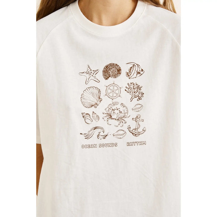 Rhythm Ocean Sounds Raglan T-Shirt