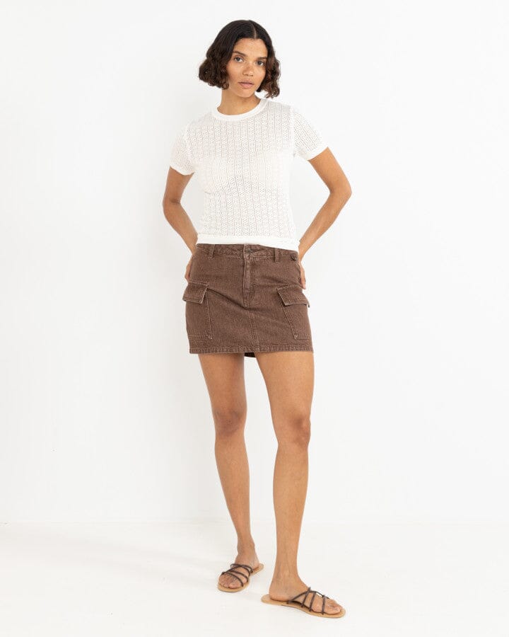 Rhythm Ojai Pointelle Knit Top 