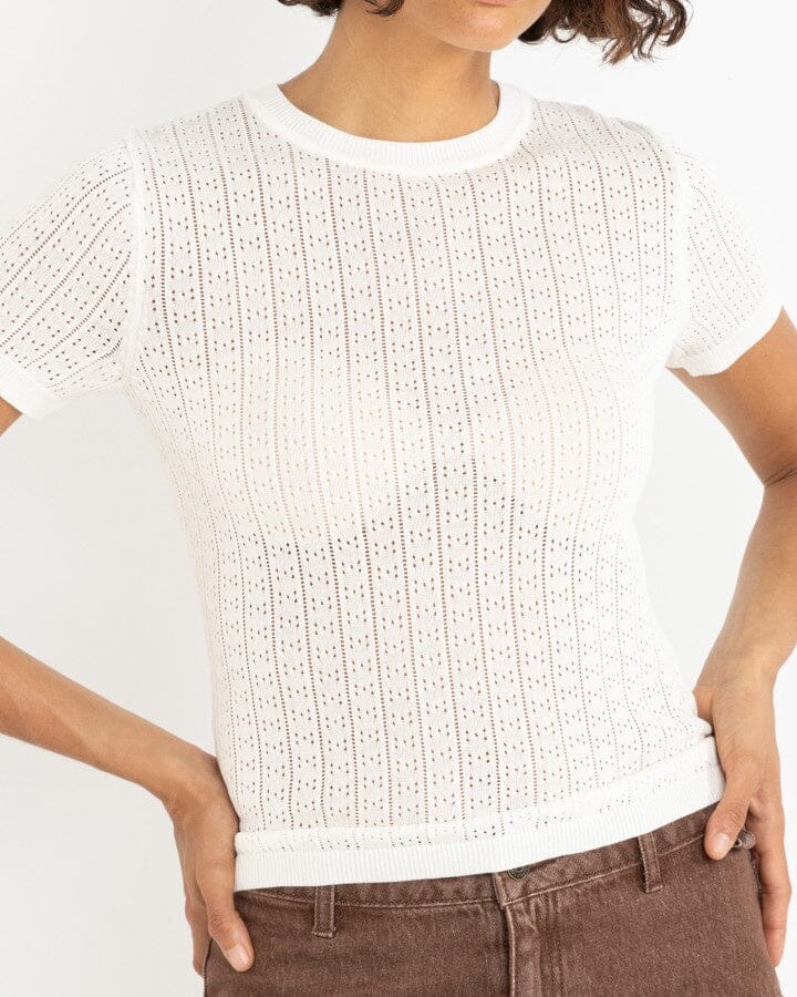 Rhythm Ojai Pointelle Knit Top 