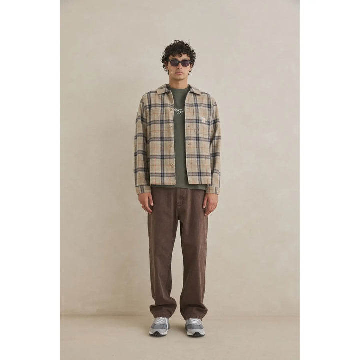 Rhythm Oscar Check Long Sleeve Shirt