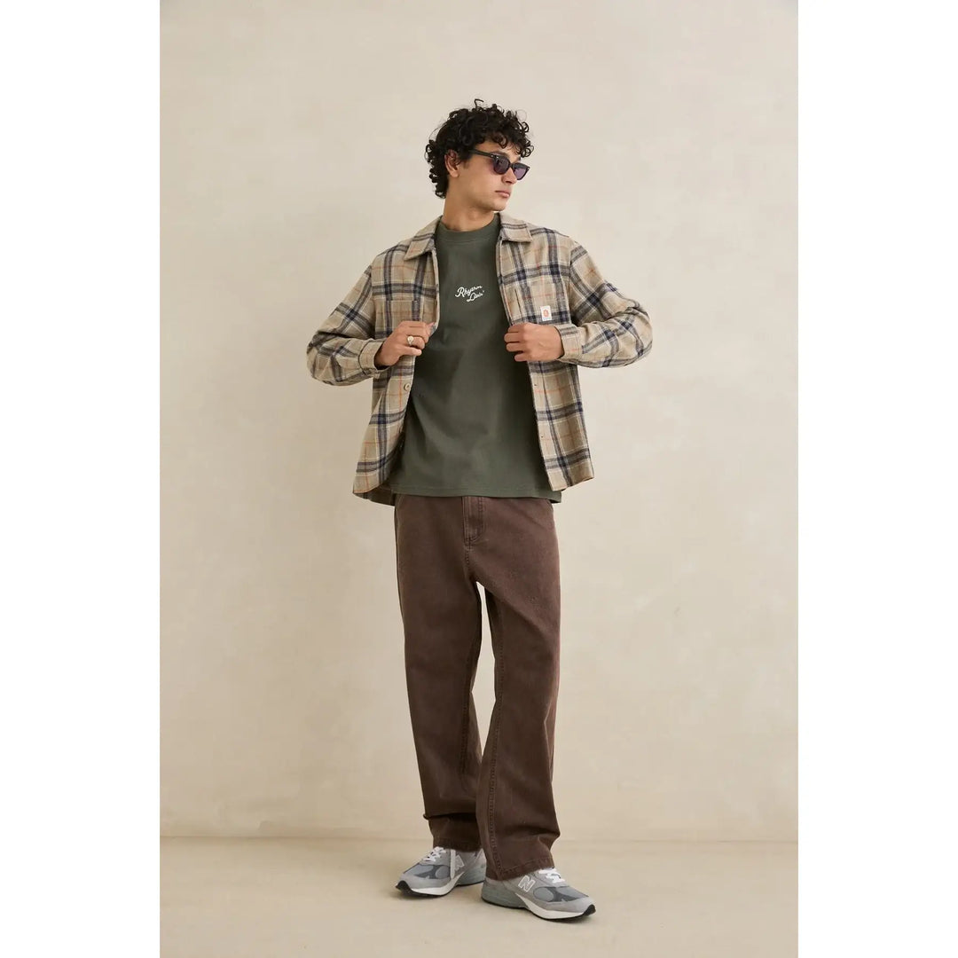 Rhythm Oscar Check Long Sleeve Shirt