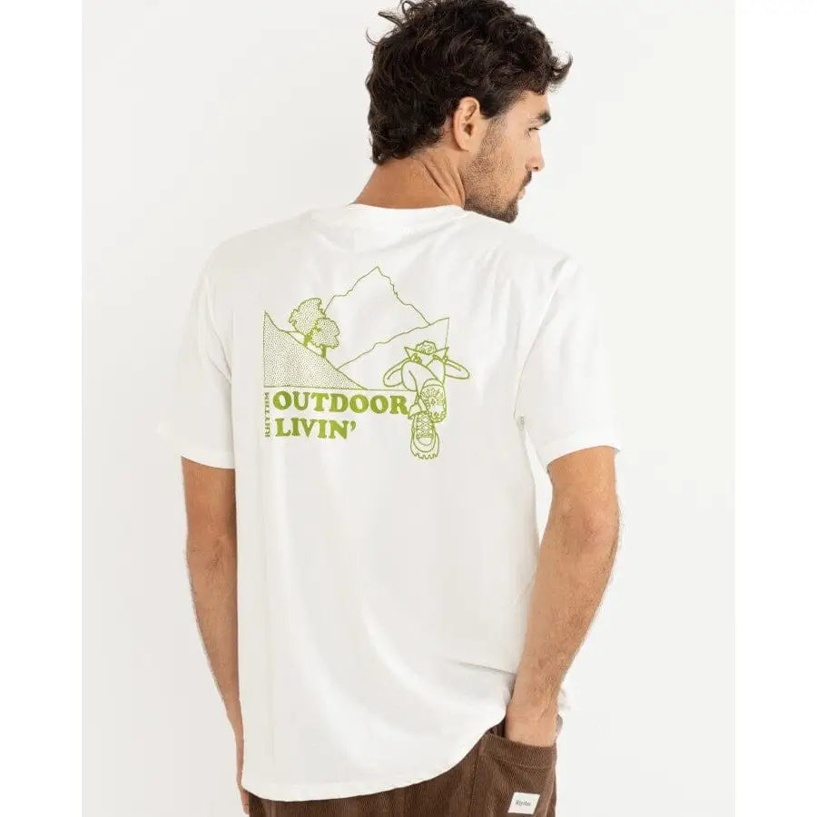 Rhythm Outdoor Livin T-Shirt Vintage White S 