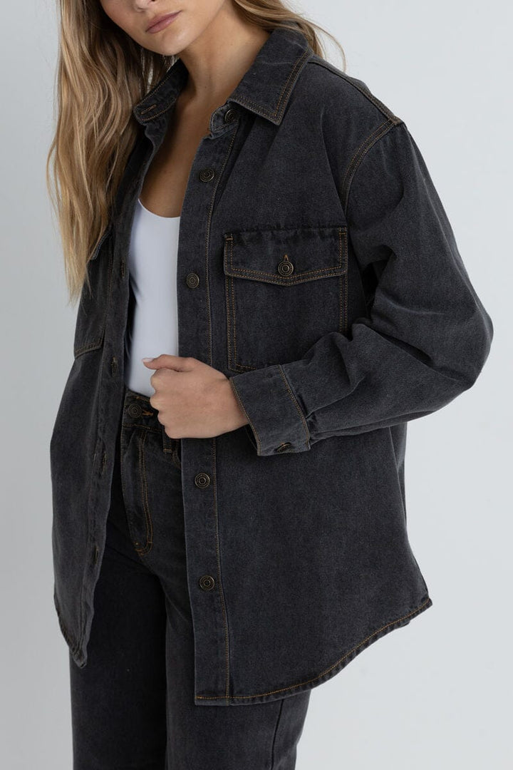 Rhythm Oversized Denim Shacket 