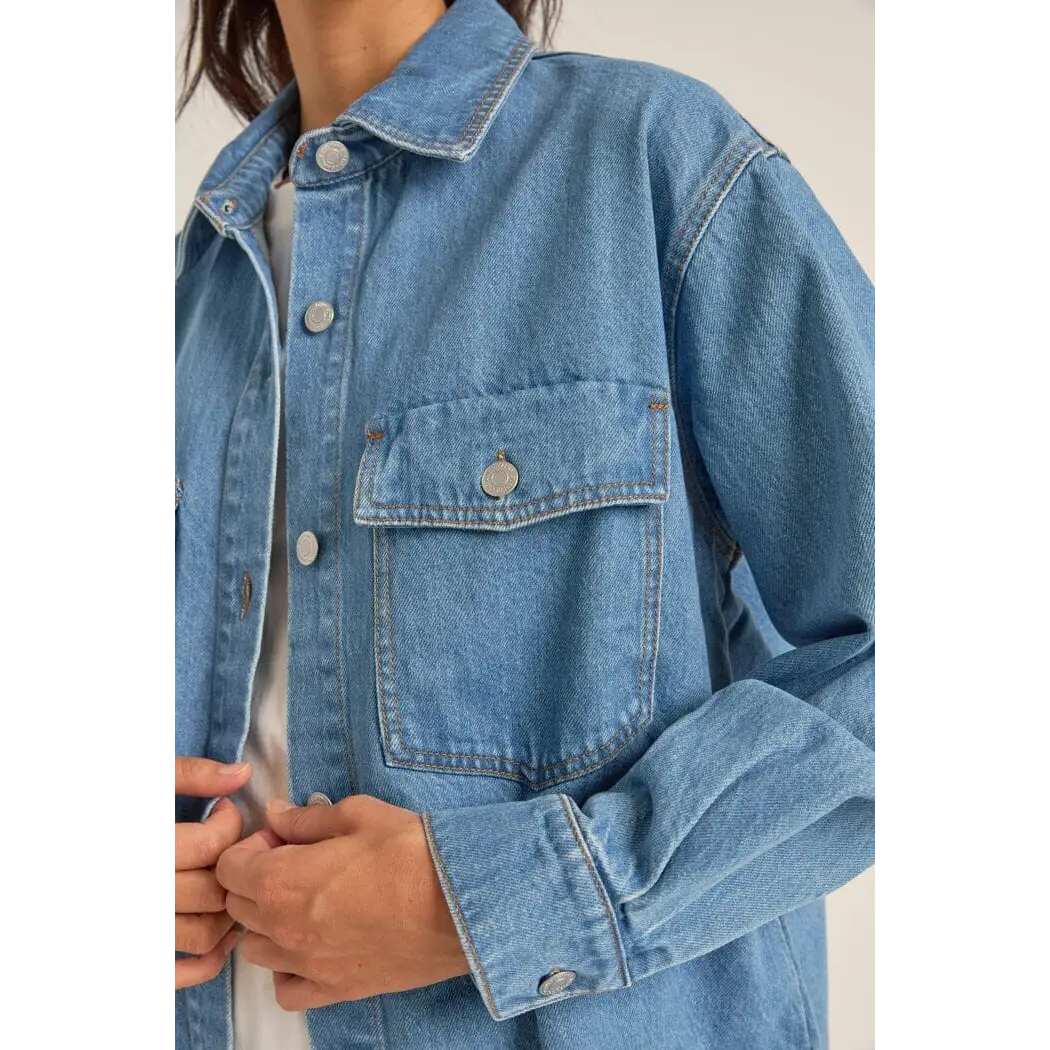 Rhythm Oversized Denim Shacket 