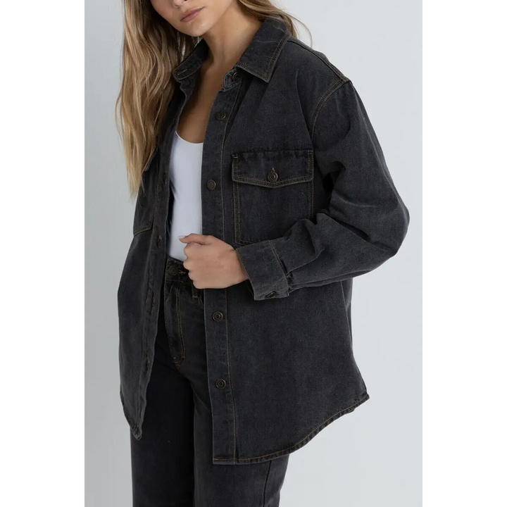 Rhythm Oversized Denim Shacket 
