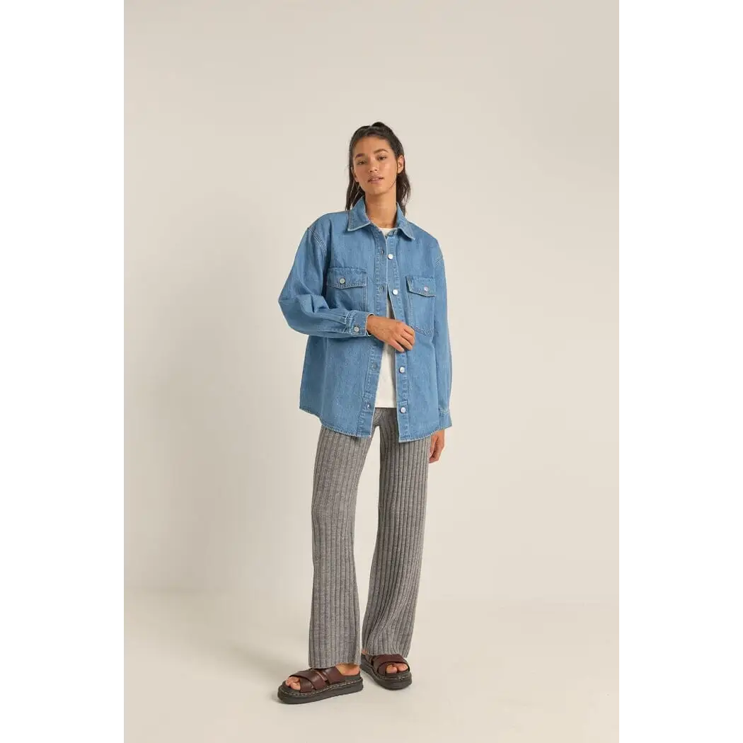 Rhythm Oversized Denim Shacket 