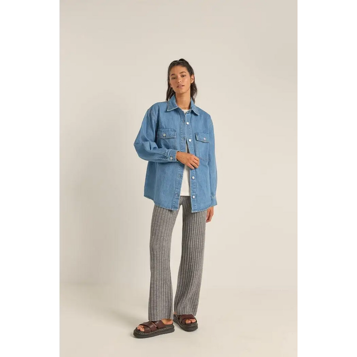 Rhythm Oversized Denim Shacket 