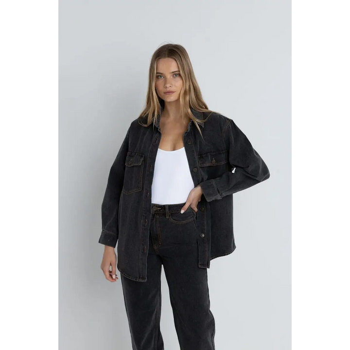 Rhythm Oversized Denim Shacket 